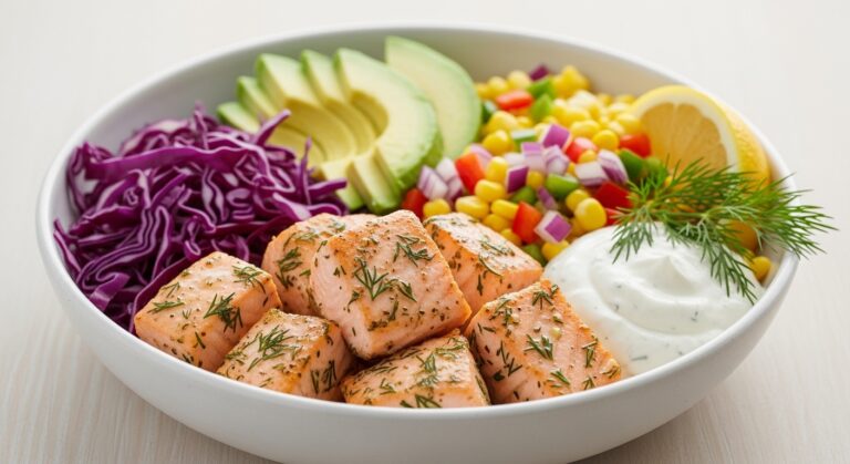 Why Lemon Dill Salmon Taco Bowls Are the Perfect Weeknight Meal