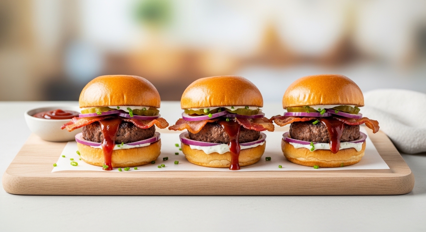 BBQ Bacon Ranch Sliders: The Ultimate Crowd-Pleasing Party Food BBQ Bacon Ranch Sliders: The Ultimate Crowd-Pleasing Party Food