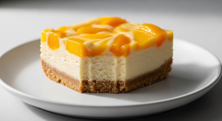 Peach Mango Cheesecake Bars: A Tropical Twist on a Classic Dessert