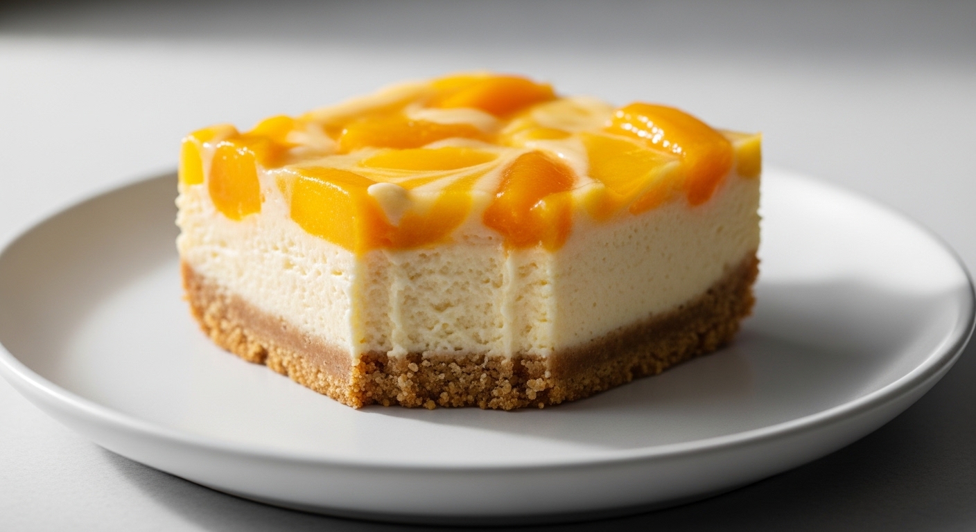 Peach Mango Cheesecake Bars: A Tropical Twist on a Classic Dessert Peach Mango Cheesecake Bars: A Tropical Twist on a Classic Dessert