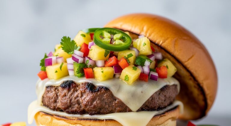 Pineapple Salsa Burgers: The Sweet-and-Smoky Burger Revolution You’ve Been Craving