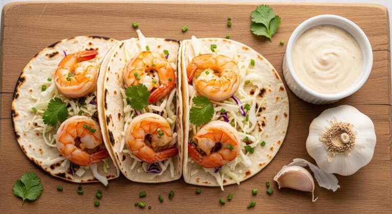 Garlic Parmesan Shrimp Tacos: A Flavor Explosion in Every Bite