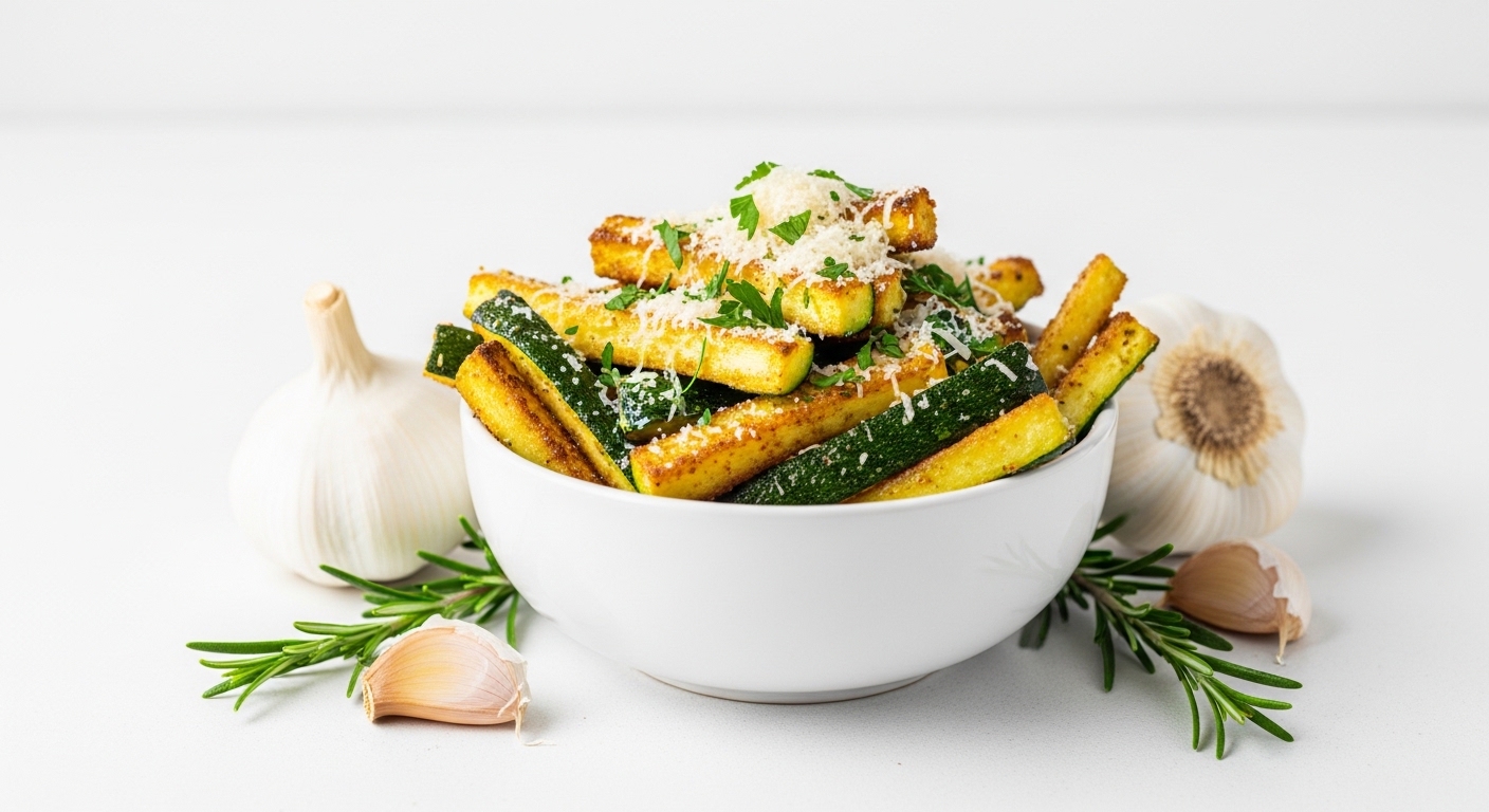 Crispy Garlic Parmesan Zucchini Fries That Taste Like a Restaurant Special