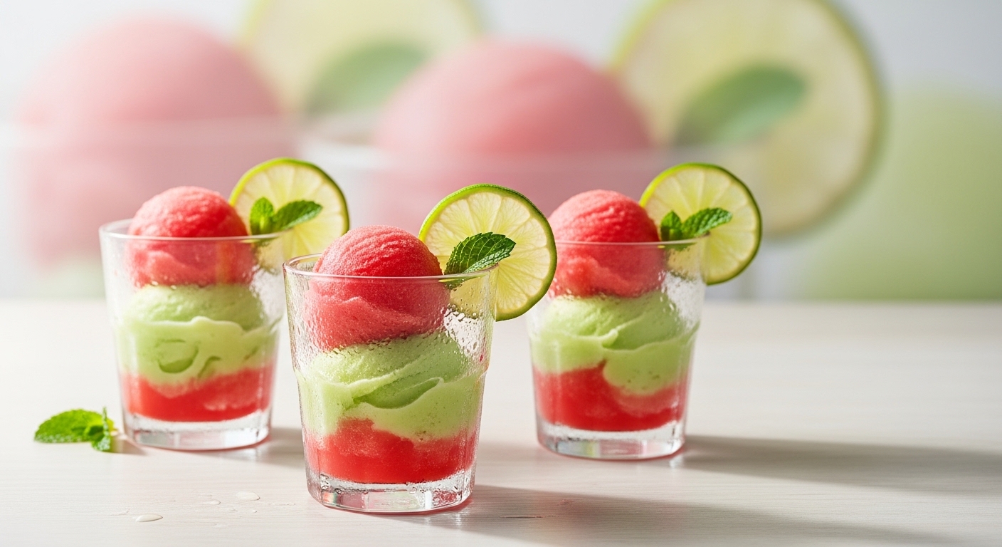 Watermelon Lime Sorbet Cups: A Refreshing Summer Treat That’s Ready in Minutes