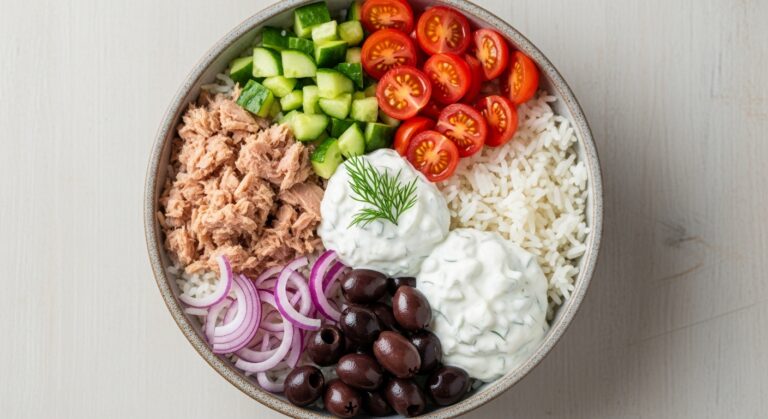 Mediterranean Tuna Rice Bowls: A Fresh, Flavorful Meal in Minutes