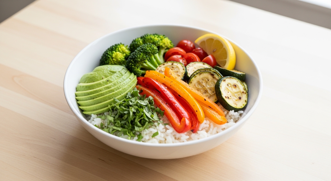 Lemon Herb Veggie Burrito Bowls – A Fresh, Flavorful, and Wholesome Meal That’s Perfect for Busy Weeknights