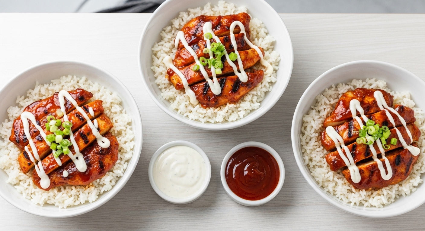 BBQ Ranch Chicken Rice Bowls: A Flavorful Fusion of Smoky, Creamy, and Crispy Goodness