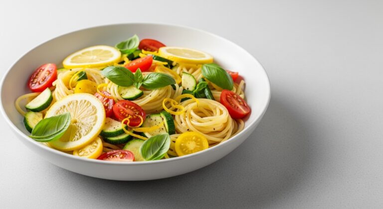 Lemon Basil Veggie Pasta: A Bright, Fresh Dish That Comes Together in 20 Minutes