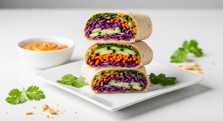 Chilled Thai Peanut Wraps: A Refreshing, Flavor-Packed Summer Dish You’ll Crave