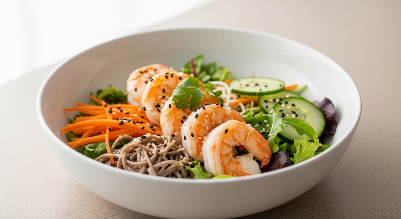 Chilled Sesame Shrimp Bowls: A Refreshing, Flavor-Packed Meal for Summer Nights