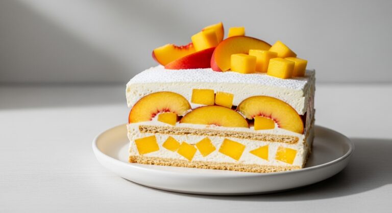 Peach Mango Icebox Cake: A No-Bake Summer Dream That Melts in Your Mouth