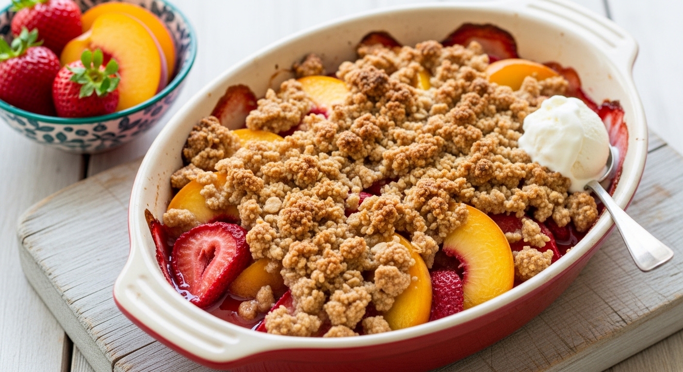 Strawberry Peach Crisp: The Perfect Sweet-Tart Dessert You’ll Crave All Summer Strawberry Peach Crisp: The Perfect Sweet-Tart Dessert You’ll Crave All Summer
