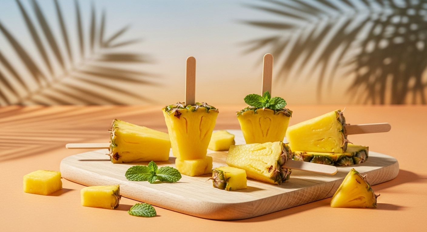 Discover the Sweet, Tangy Delight of Tropical Pineapple Fruit Pops