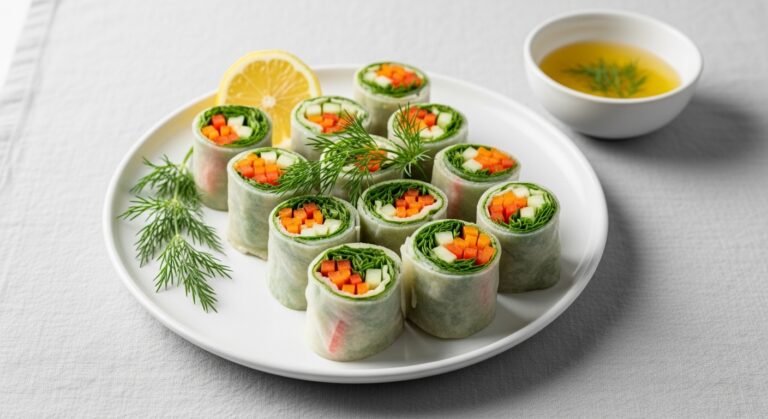 Why These Lemon Garlic Veggie Rice Wraps Are the Perfect Weeknight Dinner