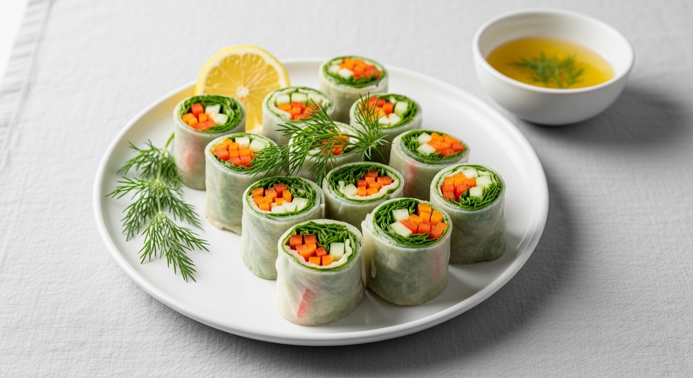 Why These Lemon Garlic Veggie Rice Wraps Are the Perfect Weeknight Dinner