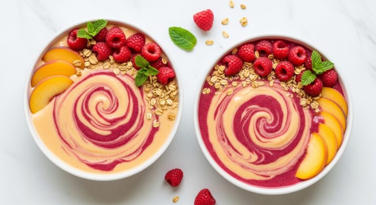 Peach Raspberry Smoothie Bowls: The Ultimate Summer Breakfast Upgrade