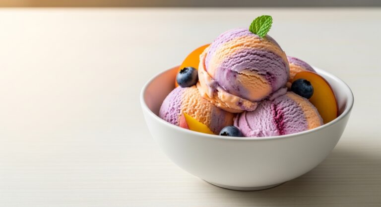 Peach Blueberry Ice Cream: A Creamy, Fruity Summer Dream You Can Make at Home
