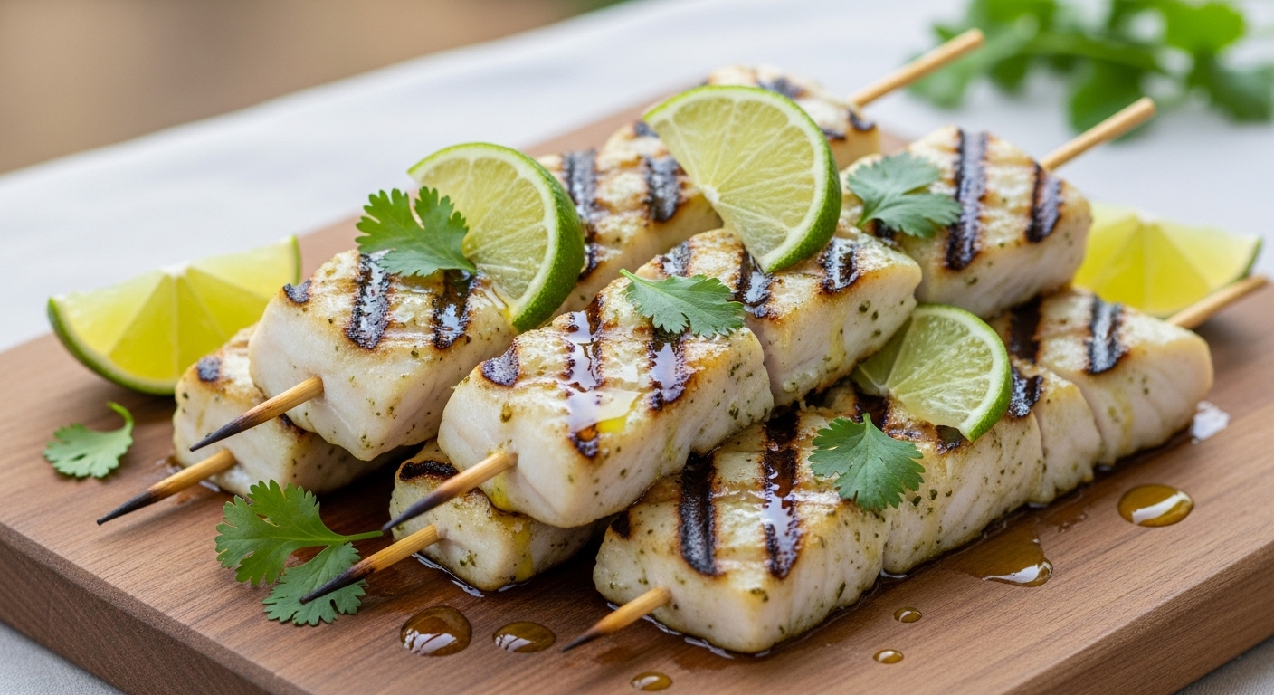 Garlic Lime Fish Skewers: A Zesty, Grill-Ready Recipe You’ll Crave Garlic Lime Fish Skewers: A Zesty, Grill-Ready Recipe You’ll Crave
