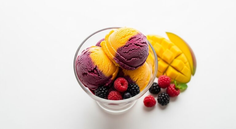 Frozen Mango Berry Sorbet: A Refreshing, No-Churn Summer Treat You Can Make in Minutes