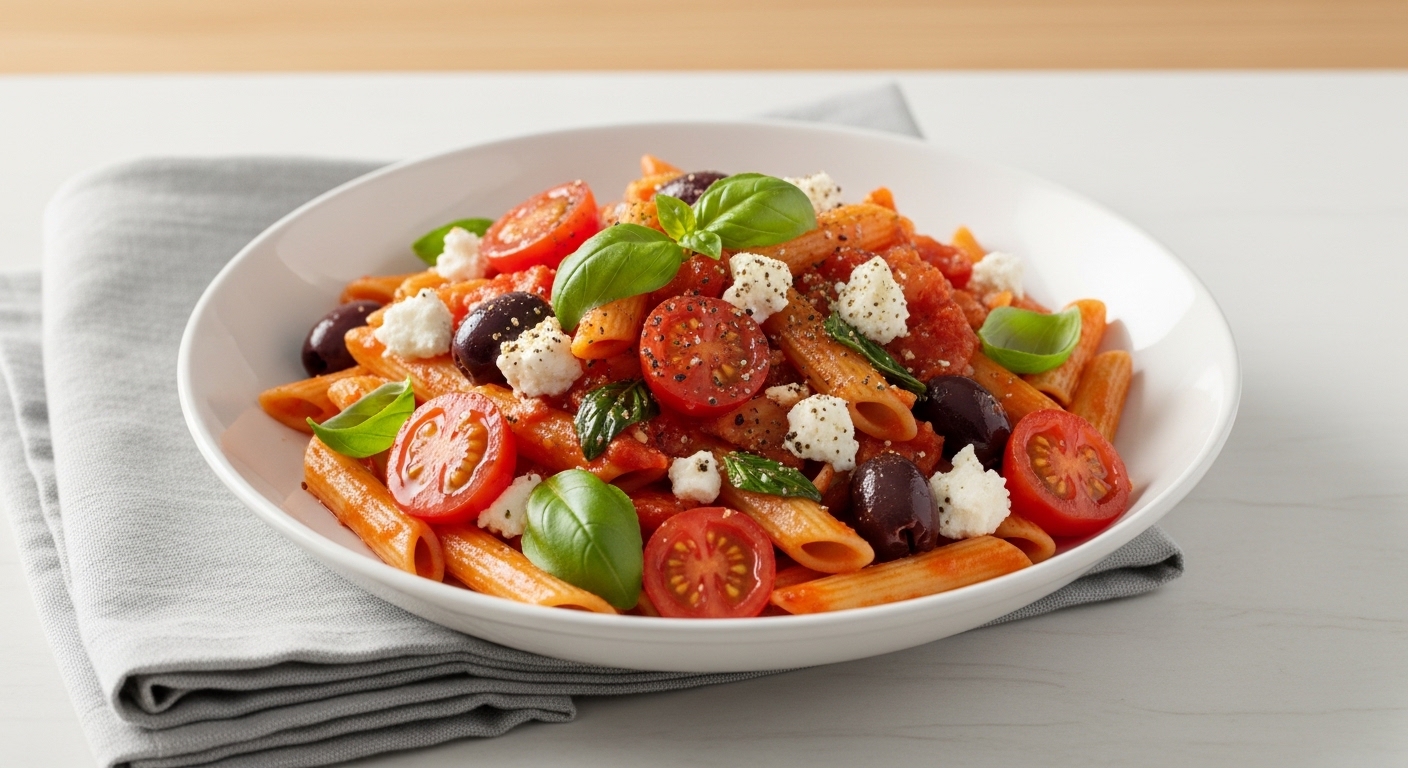 Why Mediterranean Tomato Pasta Is the Perfect Comfort Food You Need Right Now