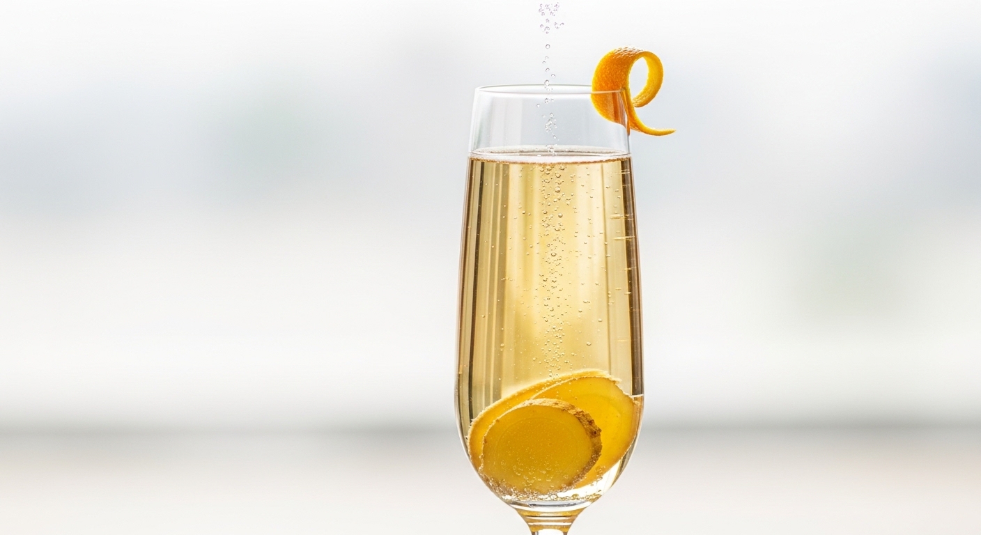 Discover the Effervescent Delight of Ginger Prosecco Mimosa