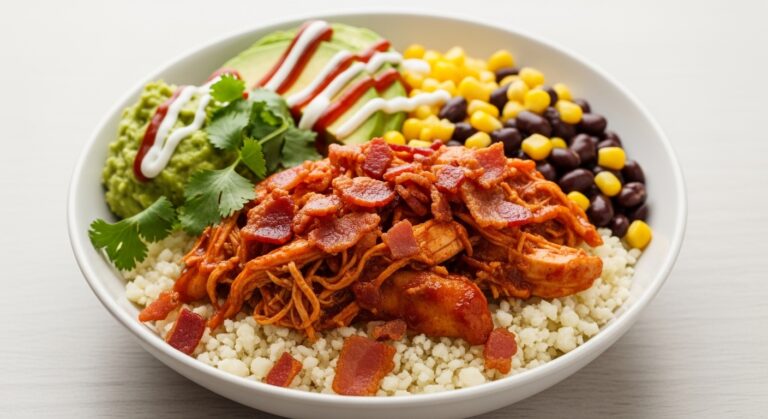 BBQ Bacon Chicken Burrito Bowls: The Ultimate Comfort Food Upgrade