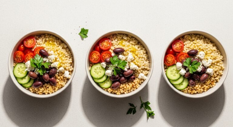 Chilled Mediterranean Pasta Rice Bowls: A Refreshing Twist on Classic Comfort