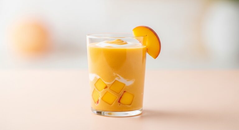 The Ultimate Peach Mango Yogurt Smoothie: Creamy, Refreshing & Packed with Flavor