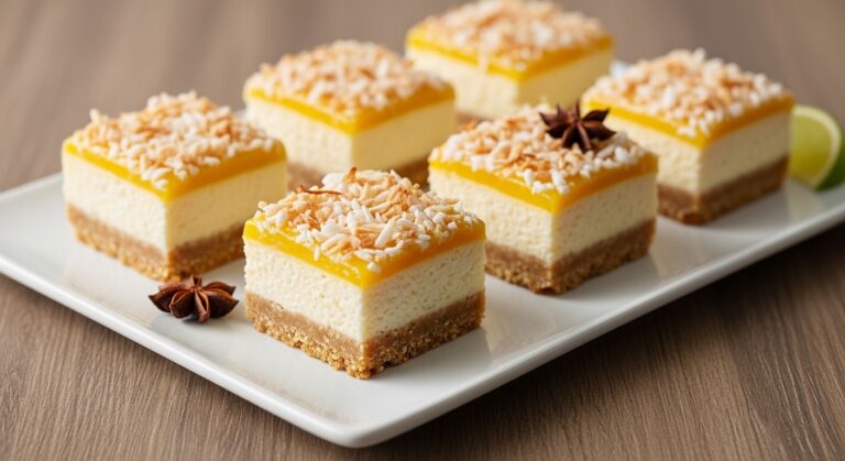 Tropical Coconut Cheesecake Bars: A Creamy, Dreamy Dessert That Transports You to the Tropics