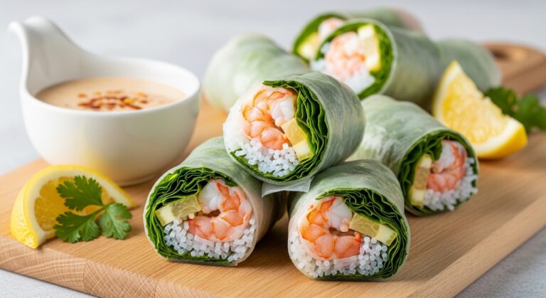 Lemon Herb Shrimp Rice Wraps: A Fresh, Flavor-Packed Meal That’s Ready in 30 Minutes