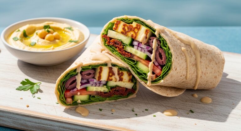 Mediterranean Veggie Wraps: A Fresh, Flavorful Lunch You’ll Crave