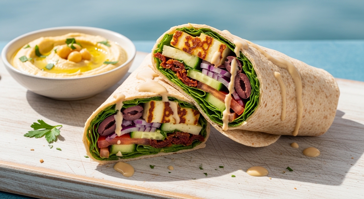 Mediterranean Veggie Wraps: A Fresh, Flavorful Lunch You’ll Crave