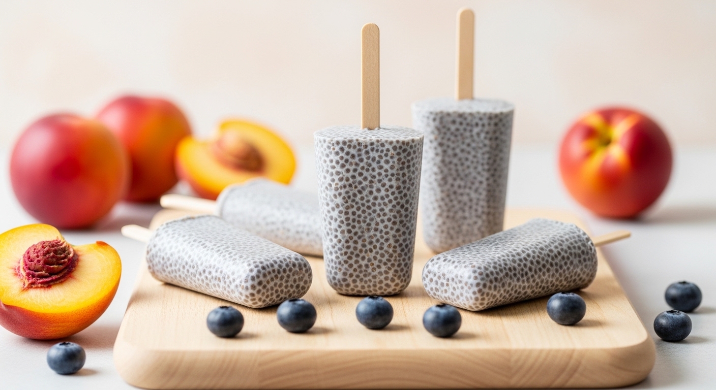 Peach Blueberry Chia Pops: The Ultimate Refreshing Summer Treat