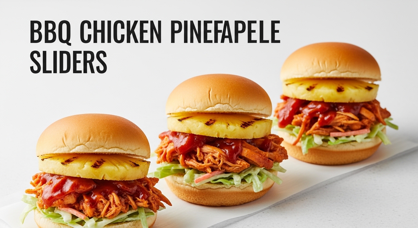 BBQ Chicken Pineapple Sliders: Juicy, Smoky, and Sweet Perfection in Every Bite