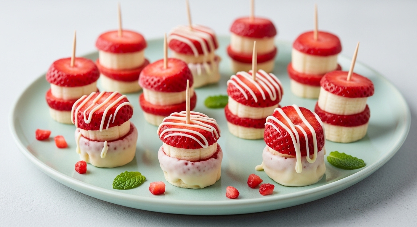 Frozen Strawberry Banana Bites: The Coolest Snack You’ll Make This Summer