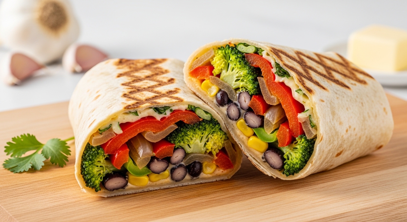 Garlic Butter Veggie Burritos: A Flavor-Packed Comfort Meal You’ll Crave Again and Again