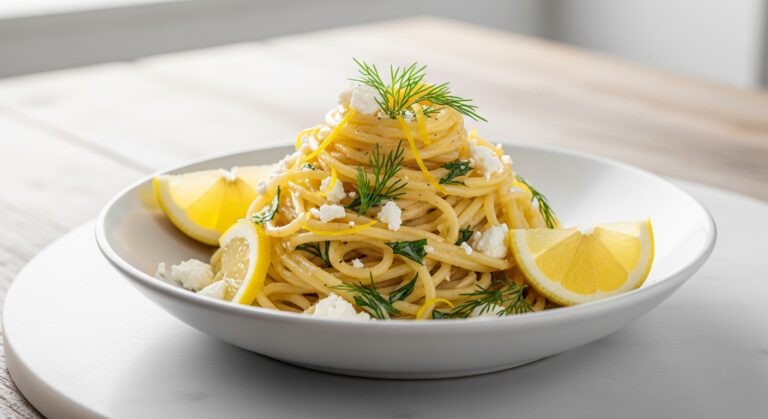 Greek Lemon Pasta: A Bright, Zesty Twist on Classic Italian Comfort
