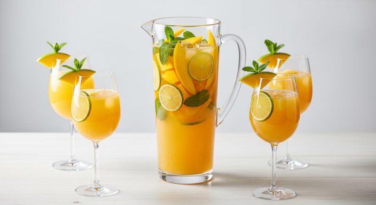 Indulge in the Sweet, Bubbly Magic of Mango Cava Sangria