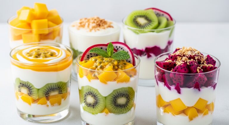 Tropical Fruit Yogurt Cups – A Creamy, Refreshing Summer Treat