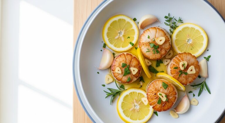 Lemon Garlic Scallops – A Restaurant-Quality Seafood Dish You Can Make at Home