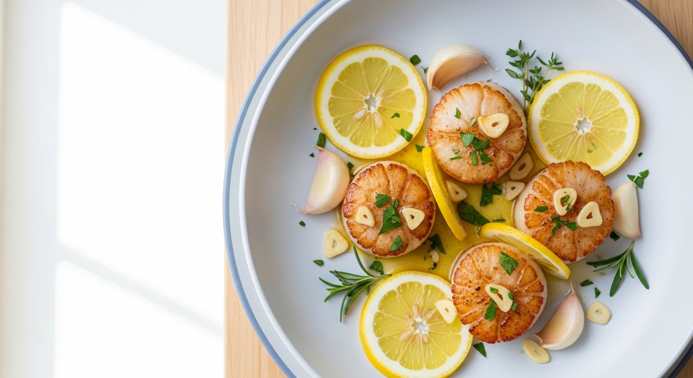 Lemon Garlic Scallops – A Restaurant-Quality Seafood Dish You Can Make at Home