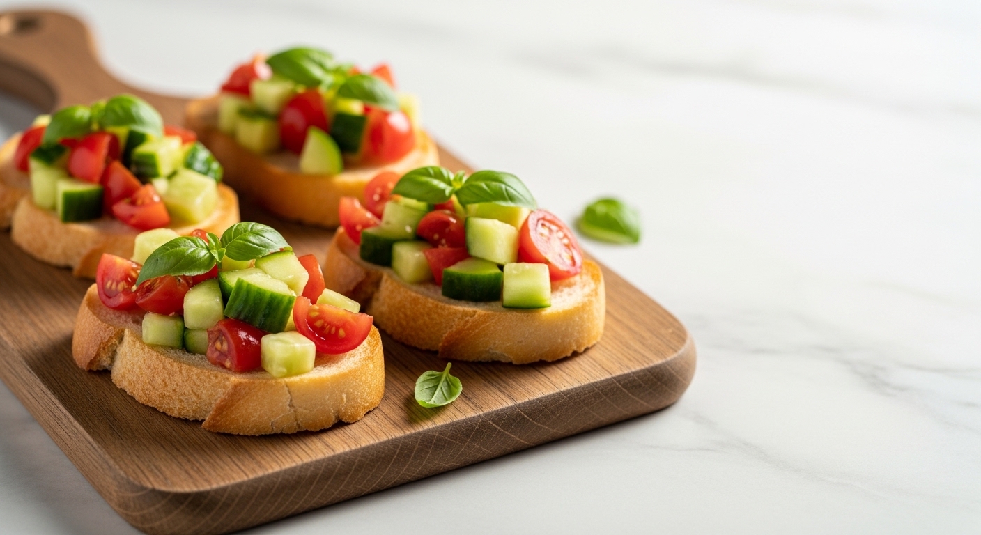 Cucumber Tomato Bruschetta: A Fresh, Crisp Summer Sensation You Need to Try Cucumber Tomato Bruschetta: A Fresh, Crisp Summer Sensation You Need to Try