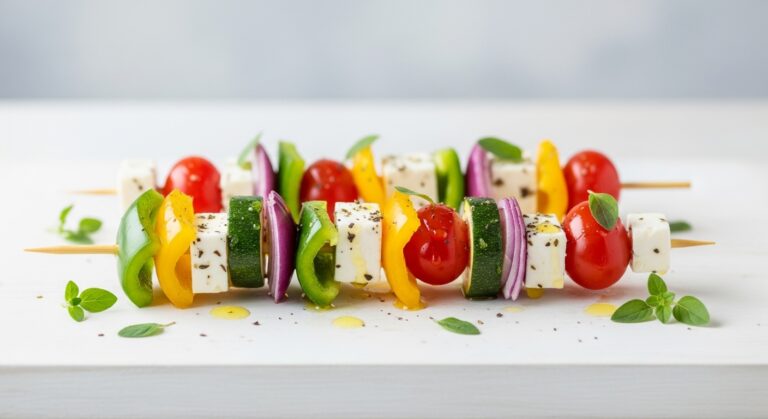 Greek Veggie Skewers: A Fresh, Flavorful Summer Sensation