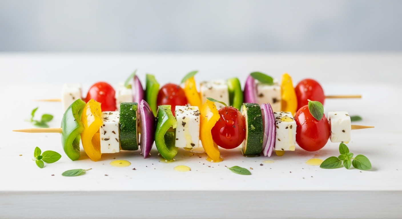 Greek Veggie Skewers: A Fresh, Flavorful Summer Sensation