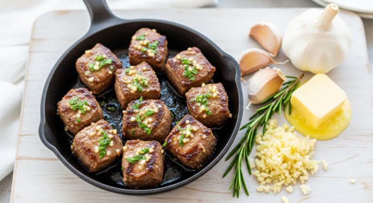 Garlic Butter Steak Bites – A Restaurant-Quality Dinner in Minutes