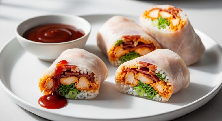 BBQ Bacon Chicken Rice Wraps: The Ultimate Comfort Food Fusion