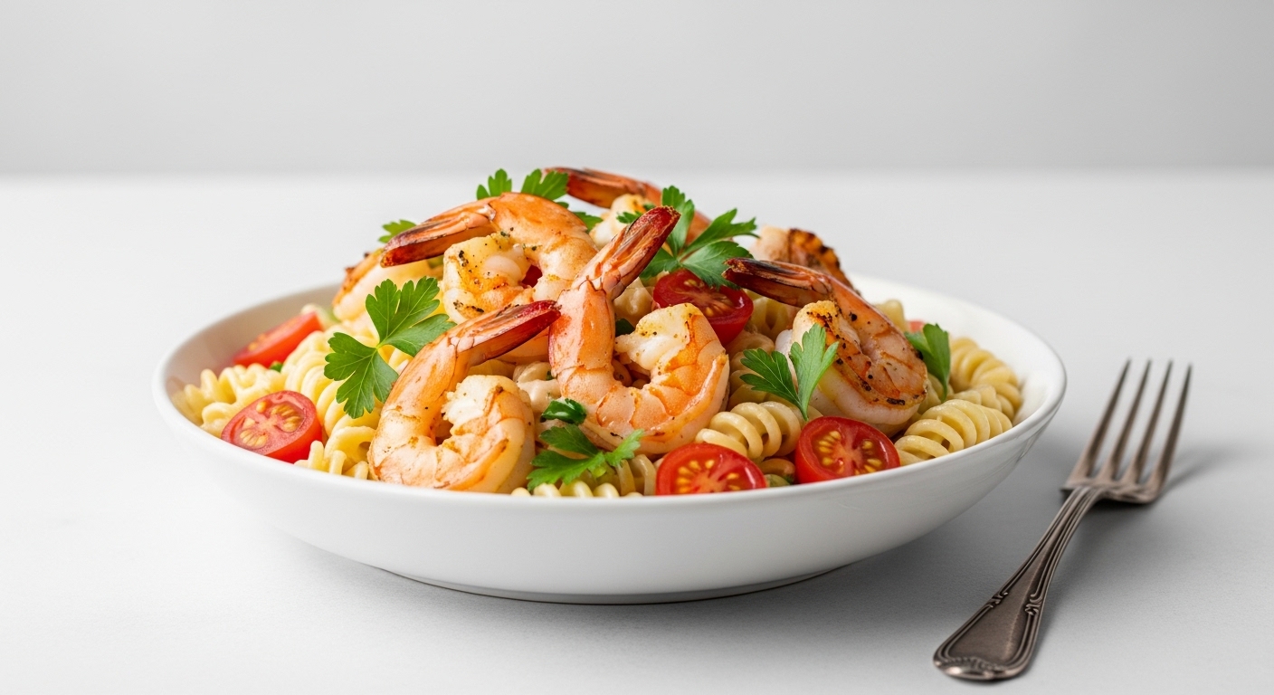 Shrimp Alfredo Pasta Salad: The Ultimate Creamy, Protein-Packed Lunchtime Hero