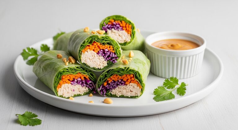 Chilled Thai Chicken Wraps: A Refreshing Twist on a Classic Favorite
