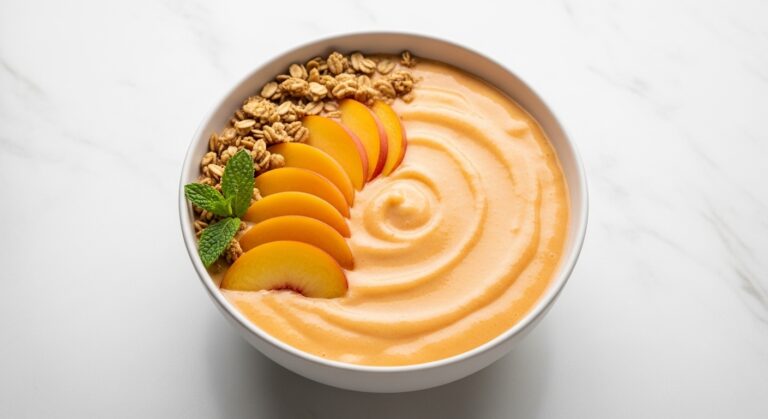 The Ultimate Peach Smoothie Bowl Recipe: Creamy, Refreshing, and Packed with Summer Flavor