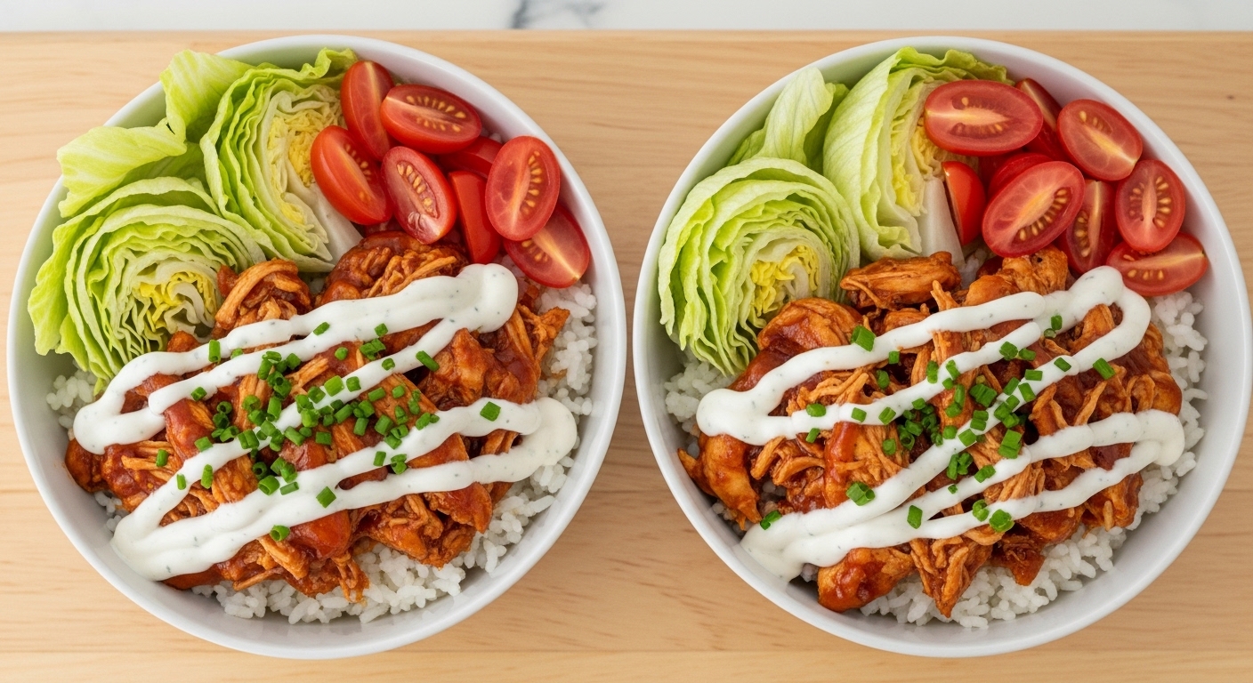 BBQ Ranch Chicken Bowls: A Smoky, Creamy One-Bowl Sensation